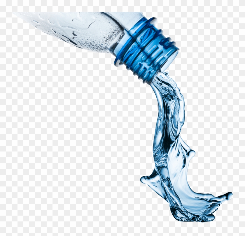 773 X 729 54 - Water Bottle Splash Png Clipart