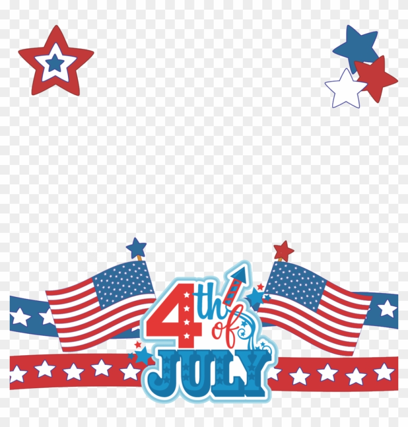 Happy 4th Of July - Happy 4th Of July Frame Clipart #494928