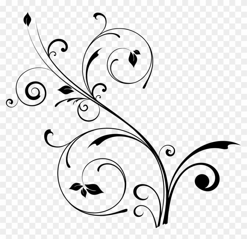 Ornamental Clipart Swirl - Png Download