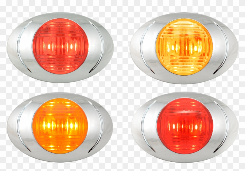 Oval Phoenix P3 Led Clearance Marker Light - Circle Clipart #495023