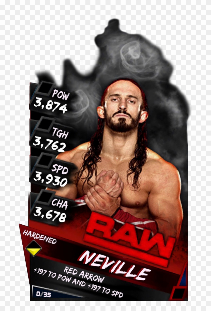 Supercard Neville S3 Hardened Raw - Wwe Supercard Hardened Raw Clipart