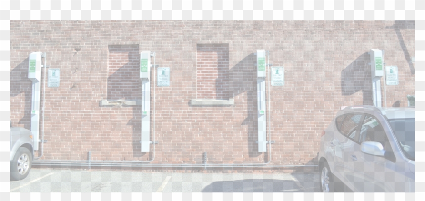 Electric Vehicle Charging Stations Brick Wall - Wall Clipart