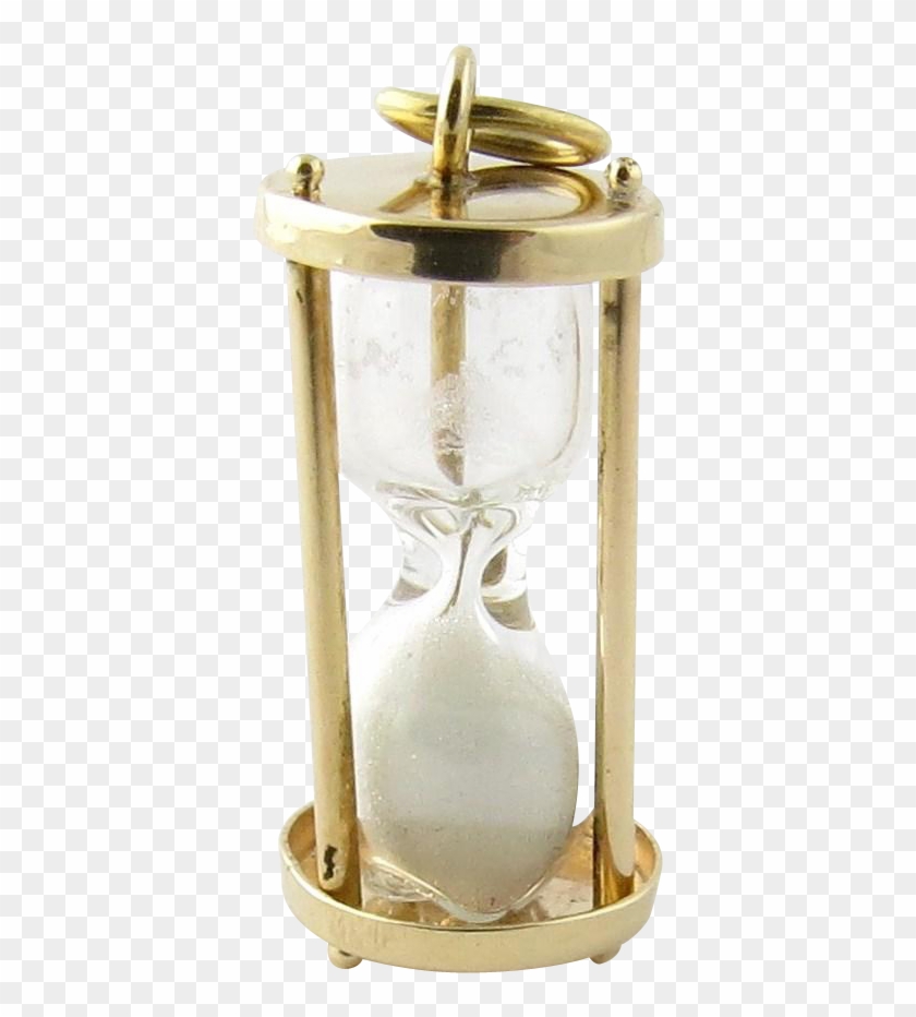 Antique Hourglass Png - Brass Clipart #495311
