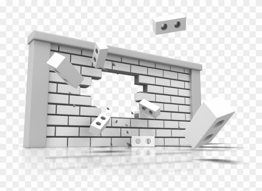 Broken Brick Wall Png For Kids Clipart #495539