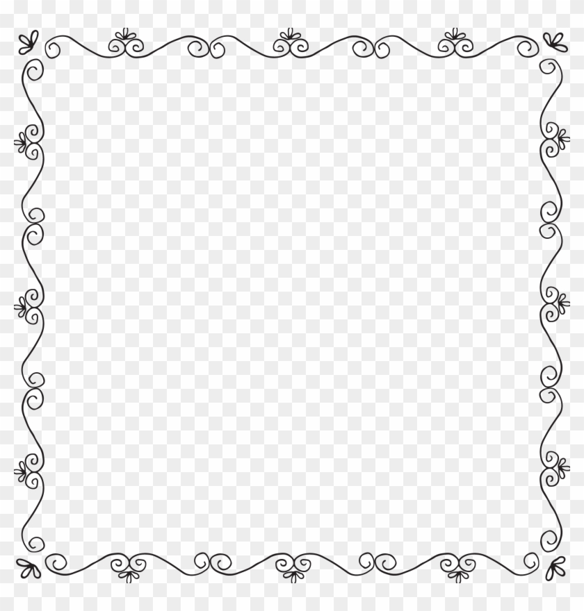 Beauty And The Beast Frame Png - Barbed Wire Clipart Border Transparent Png