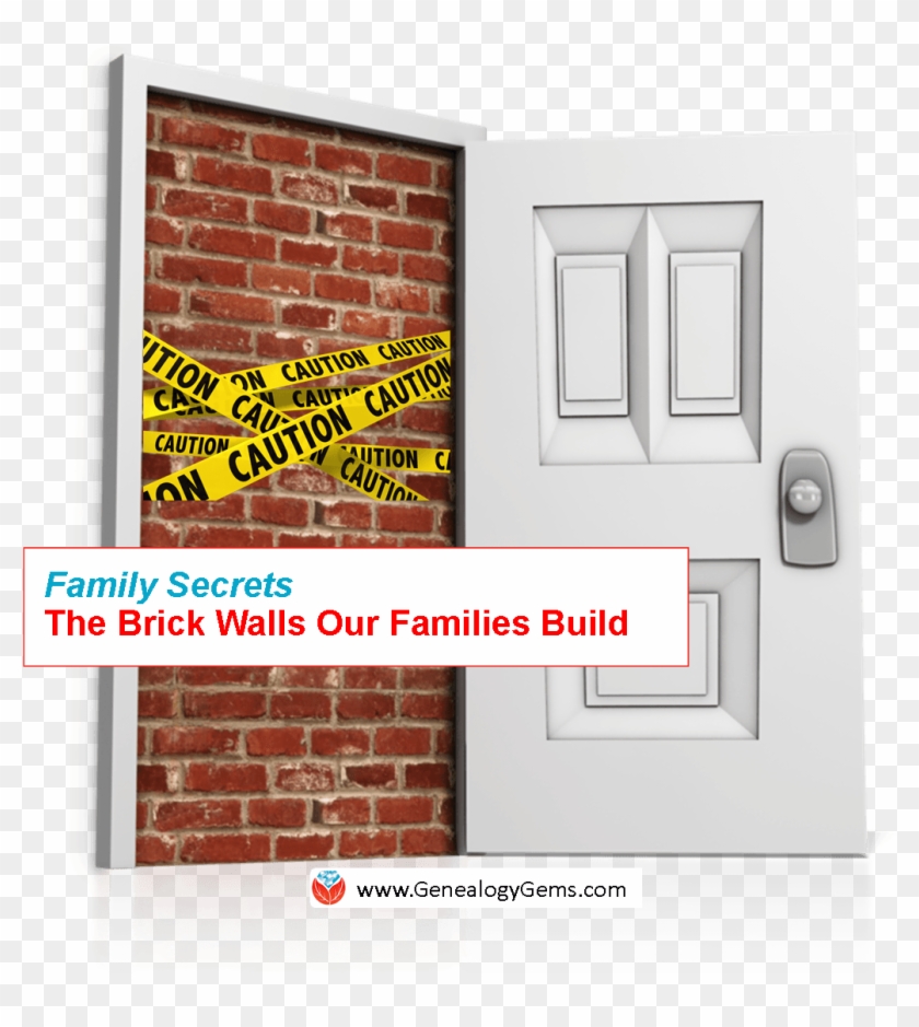 Brick Wall Family Secrets - Brick Wall Clipart #495732