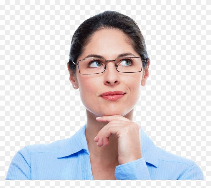Girl Think Png - Woman Thought Clipart