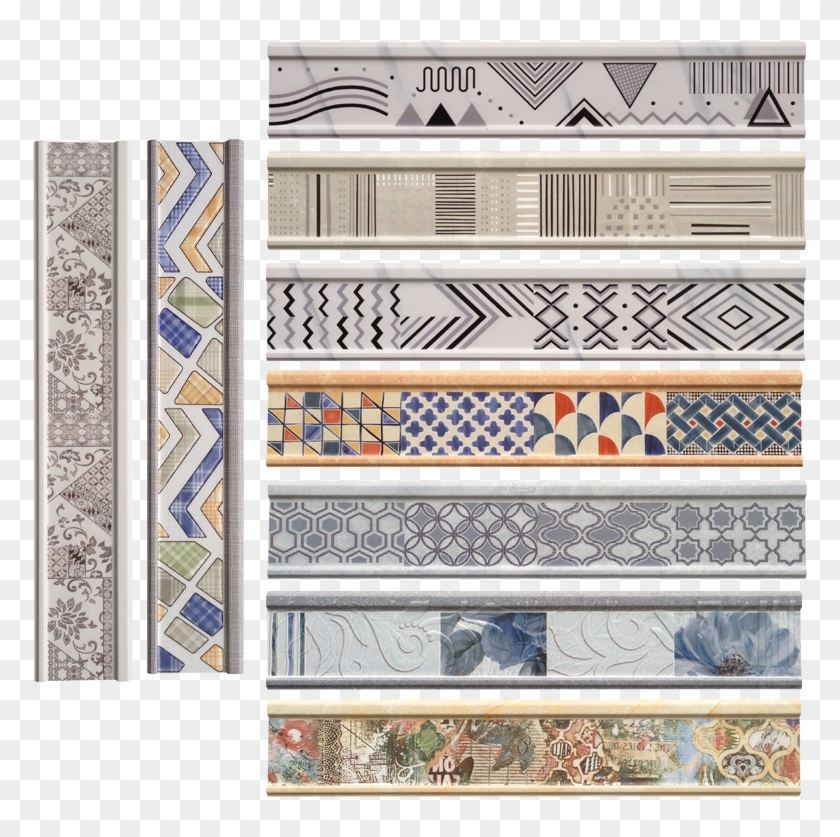 Waist Line Tile Decoration Simple Small Tile 600 Brick - Motif Clipart