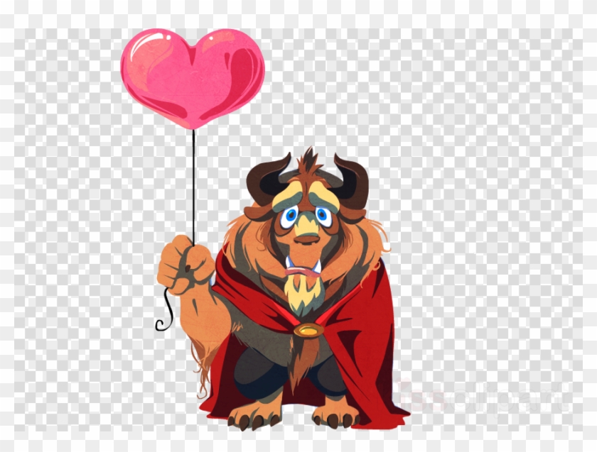 Cute Beast From Beauty And The Beast Clipart Belle - Beauty And The Beast Chibi - Png Download