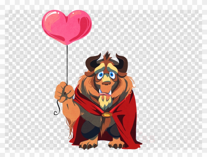 Cute Beast From Beauty And The Beast Clipart Belle - Beauty And The Beast Chibi - Png Download #496025