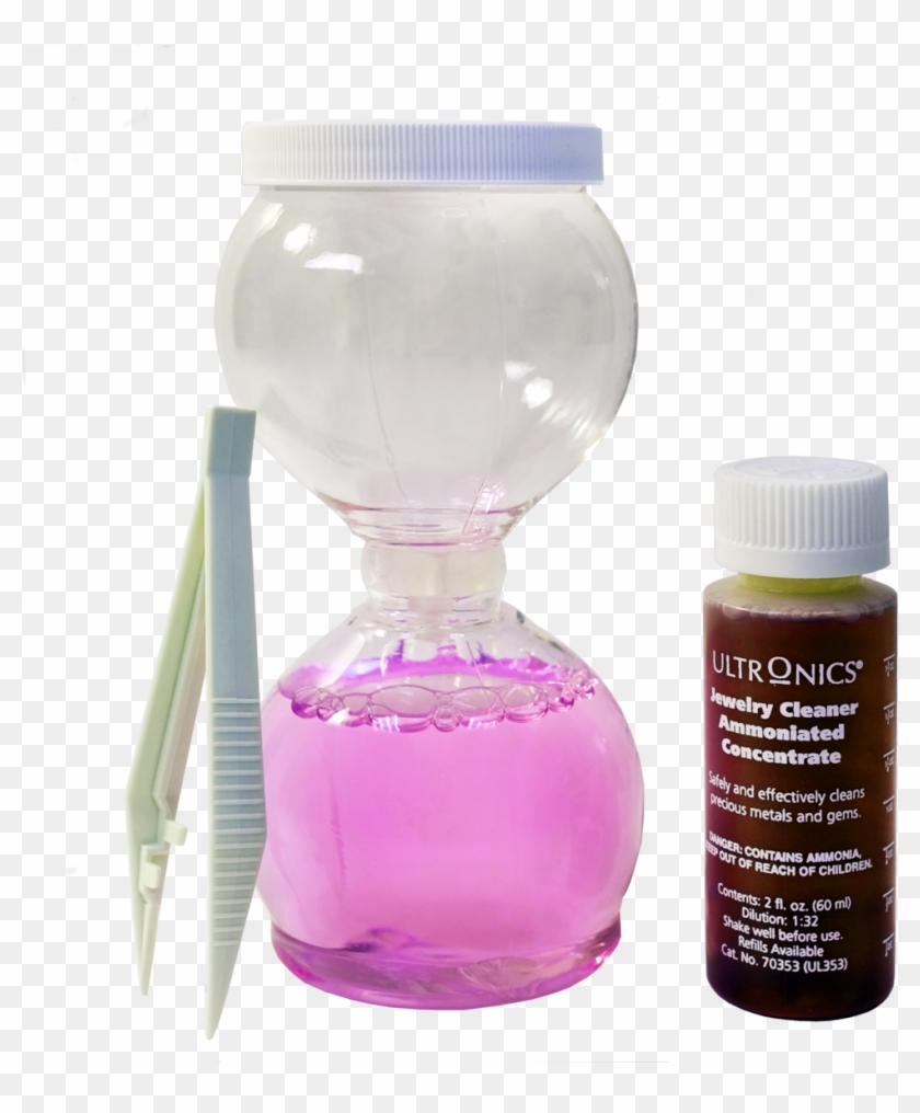 Hourglass Jewelry Cleaning Kit - Jewelry Cleaner Purple Clipart #496086