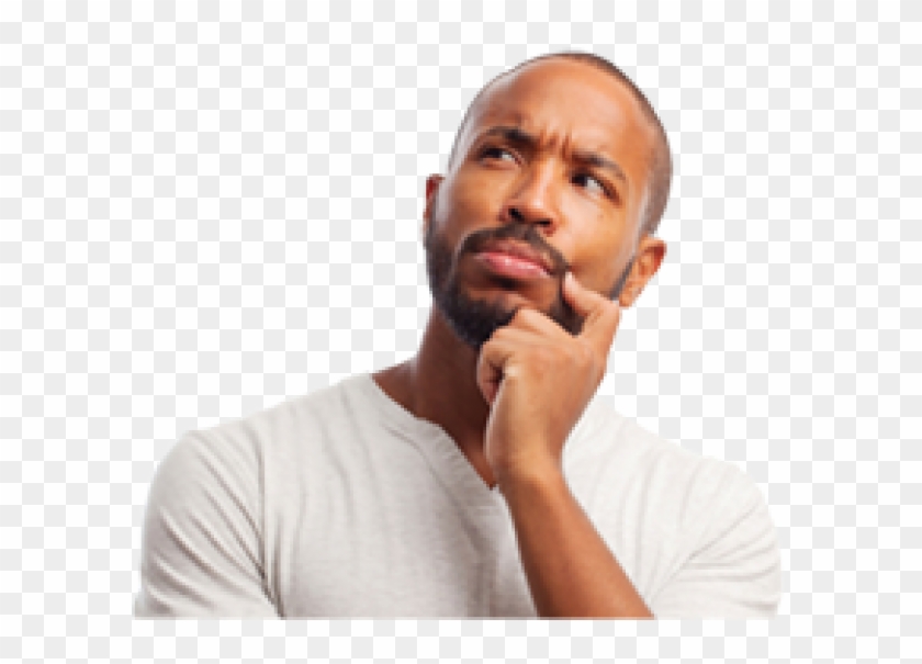 Thinking Man Png Free Download - Finger On Lip Thinking Clipart