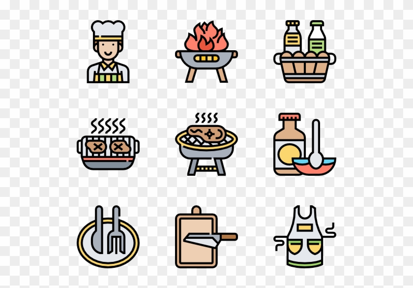 Bbq And Grill - Witty Travel Icon Transparent Background Clipart #496163