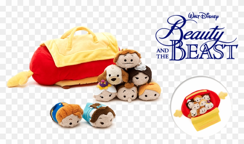 Disney Store Europe Have Announced A New Beauty And - Beauty And The Beast Tsum Tsum Set Clipart