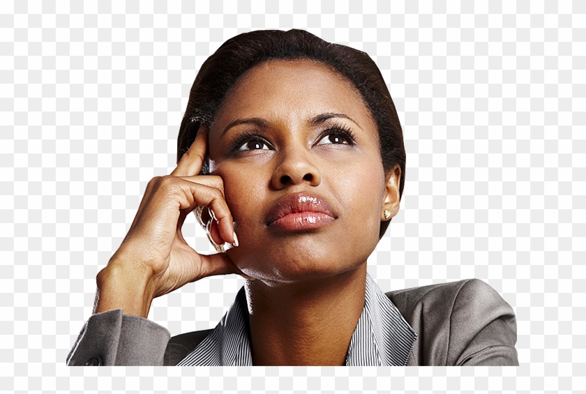 Theonlinemillionaire Thinking - Kenyan Most Beautiful Women Clipart #496623