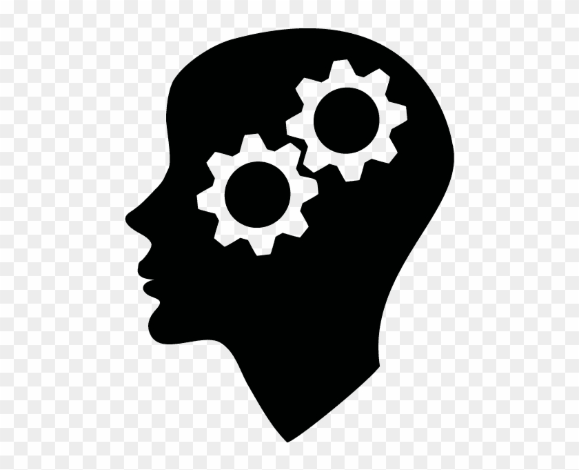 Thinking - Brain Cogs Icon Clipart #496821