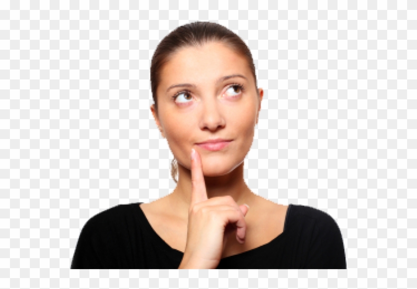 Thinking Woman Png Free Download - Someone Making A Decision Clipart