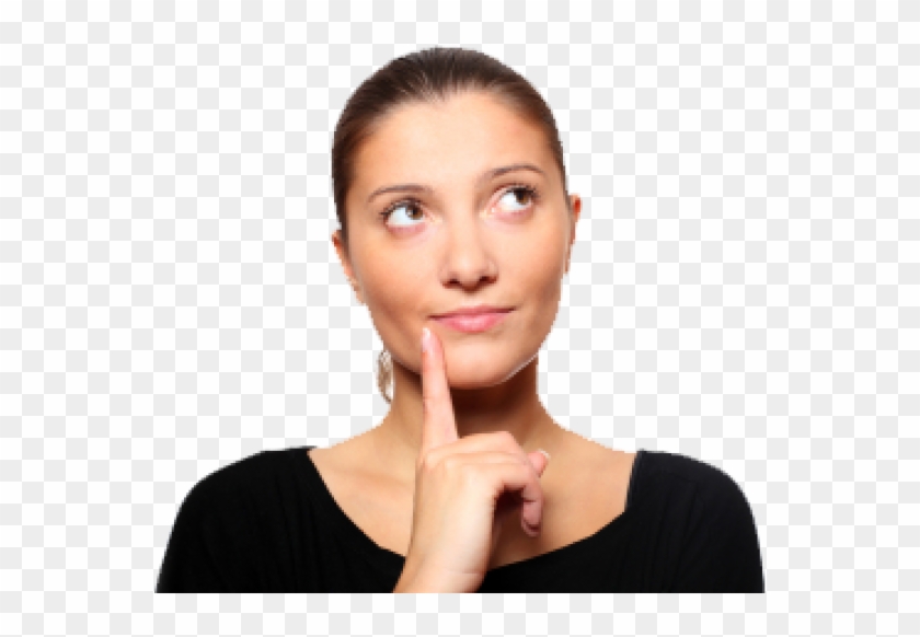 Thinking Woman Png Free Download - Someone Making A Decision Clipart #496914