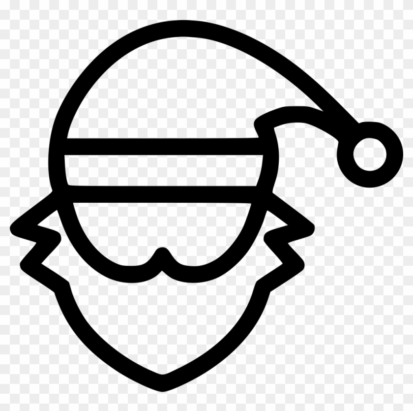 Santa Snowman Beard Gits Dears Comments - Santa Claus Clipart