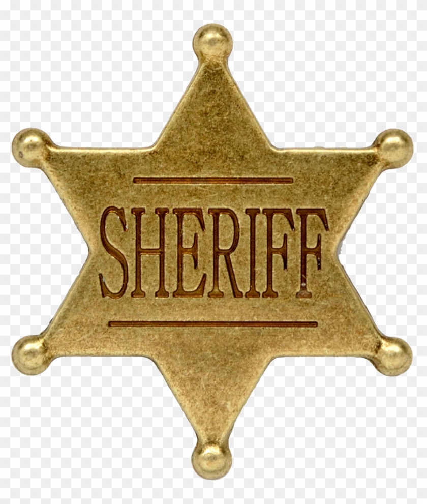 A Sheriff's Star Is Not The Same As A Star Of David - Draw A Sheriff Badge Clipart #497094