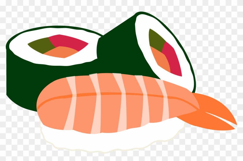 Sushi Clipart Animated Pencil And In Color - Japanese Clip Art - Png Download #497123