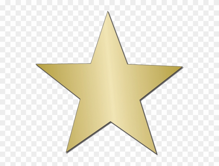 Gold Star Sticker Png Image - Gold Star Sticker Png Clipart #497124