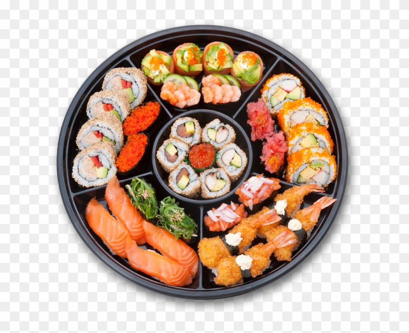 660 X 630 3 - Sushi Platter Png Clipart