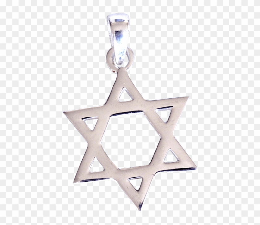 Sterling Silver Star Of David Pendant - Pendant Clipart