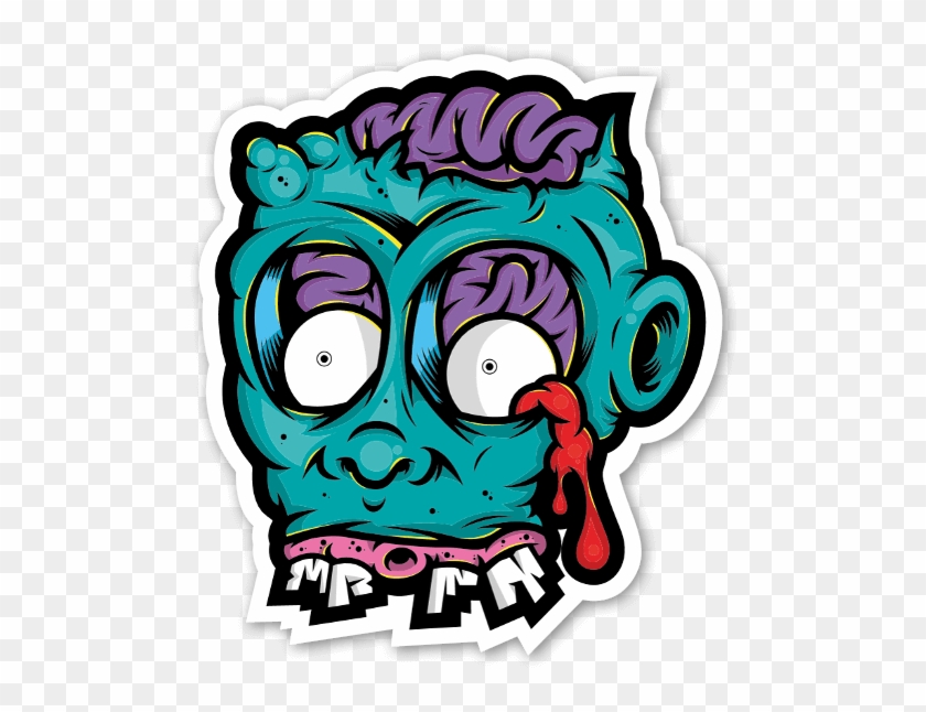 Baker Dangerbrain Weird Dude - Danger Brain Stickers Clipart #497486