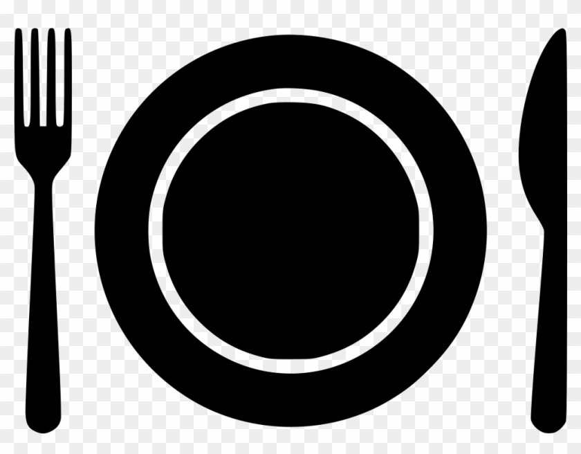 Png File Svg - Plate And Fork Icon Png Clipart