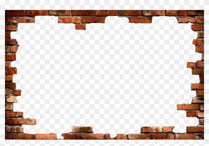 Best Free Brick Png Image - Brick Wall Frame Png Clipart #497630