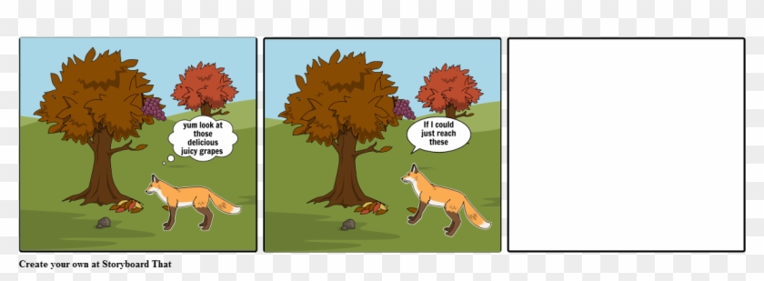 The Fox And The Grapes - Diogenes Alexander The Great Comic Clipart