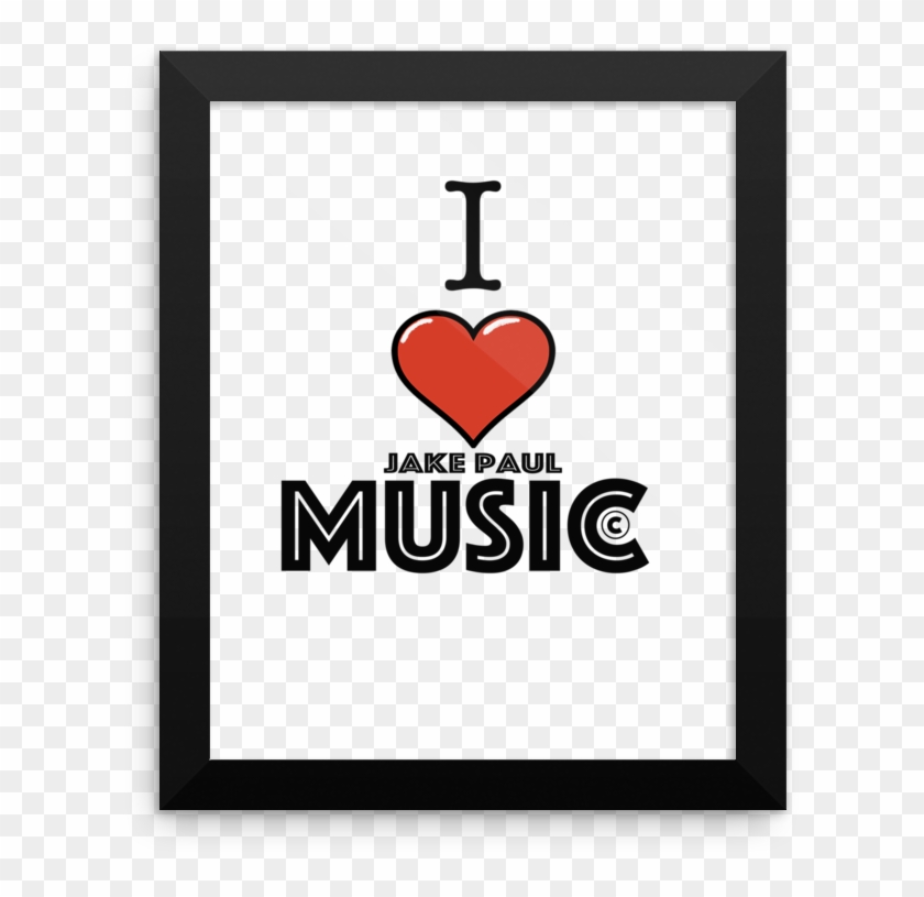 Jake Paul Music Posters And Prints - Heart Clipart #497885