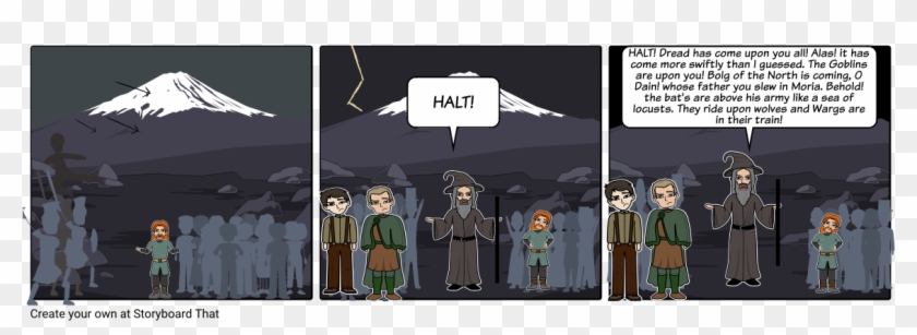 The Clouds Burst - Cartoon Clipart