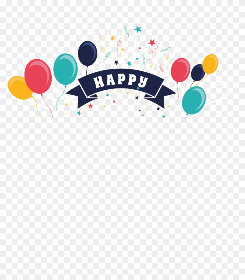 Happy Birthday Png Text - Happy Birthday Vectors Free Clipart