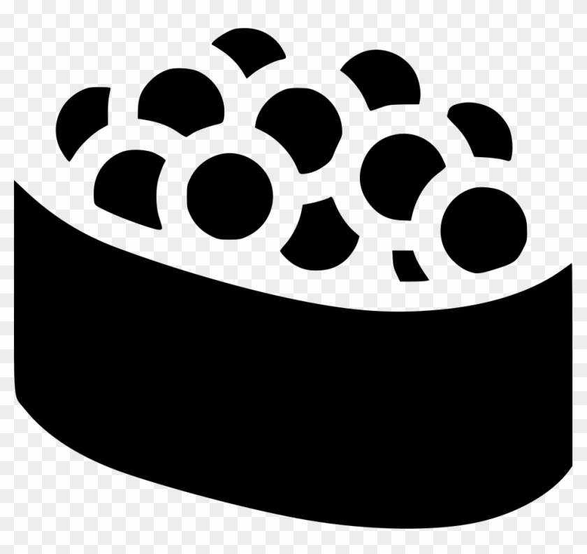 Png File - Sushi Stencil Clipart #498656