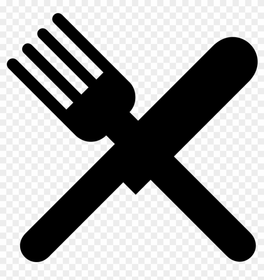 Fork And - Knife And Fork Logo Png Clipart #498683