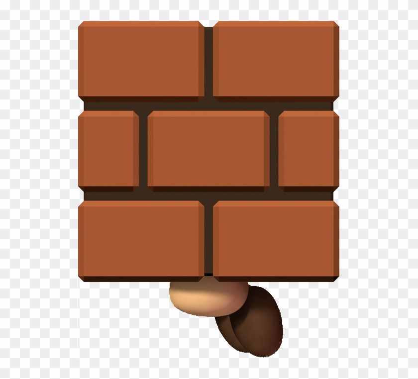 Mario Brick Png - Mario Brick Block Clipart #498820