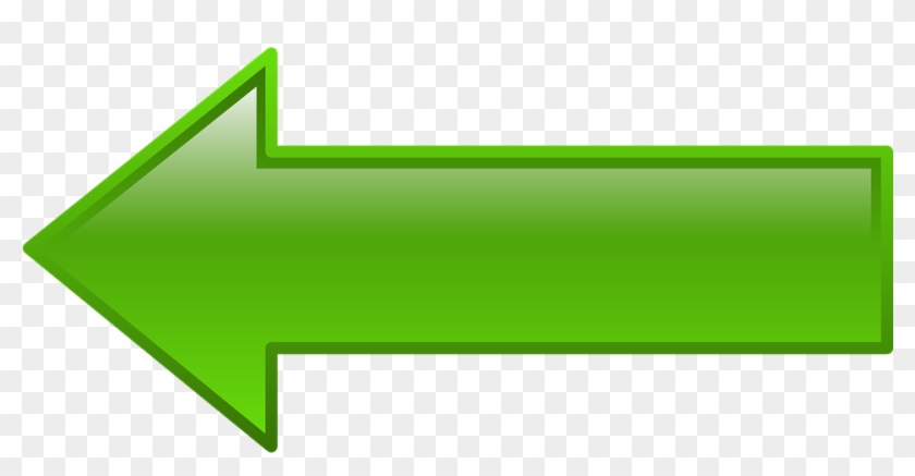 Pointer Clipart Green Arrow - Fleche Vert Png Transparent Png