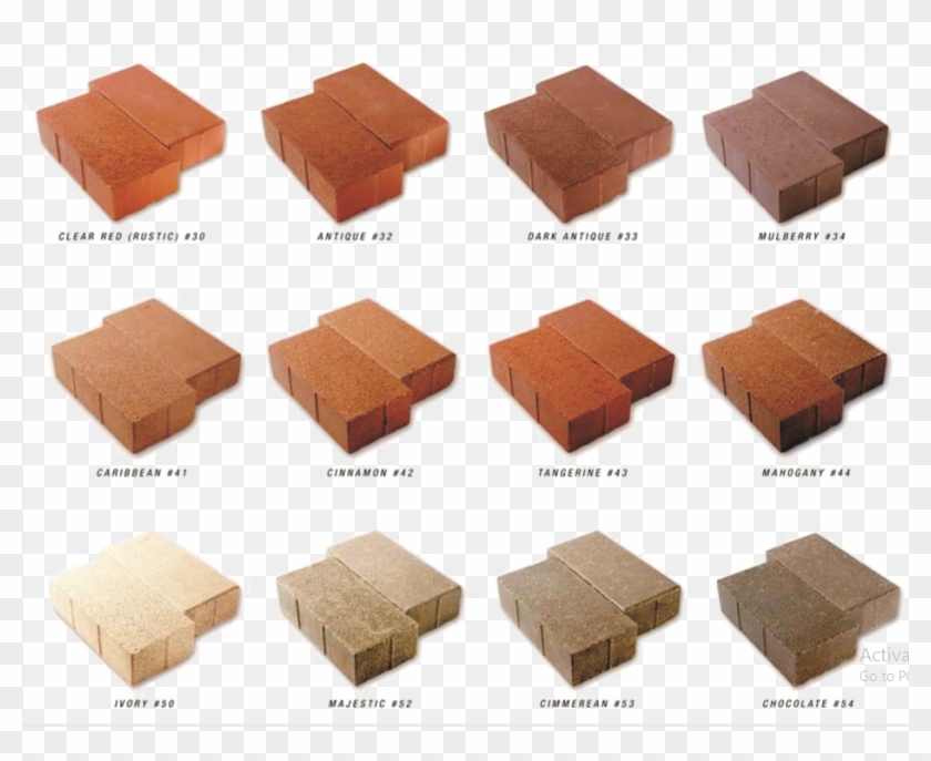 Red Brick Png Download Image - Clay Brick Paver Colors Clipart