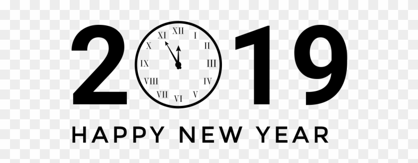 New Year 2019 Png - Wall Clock Clipart