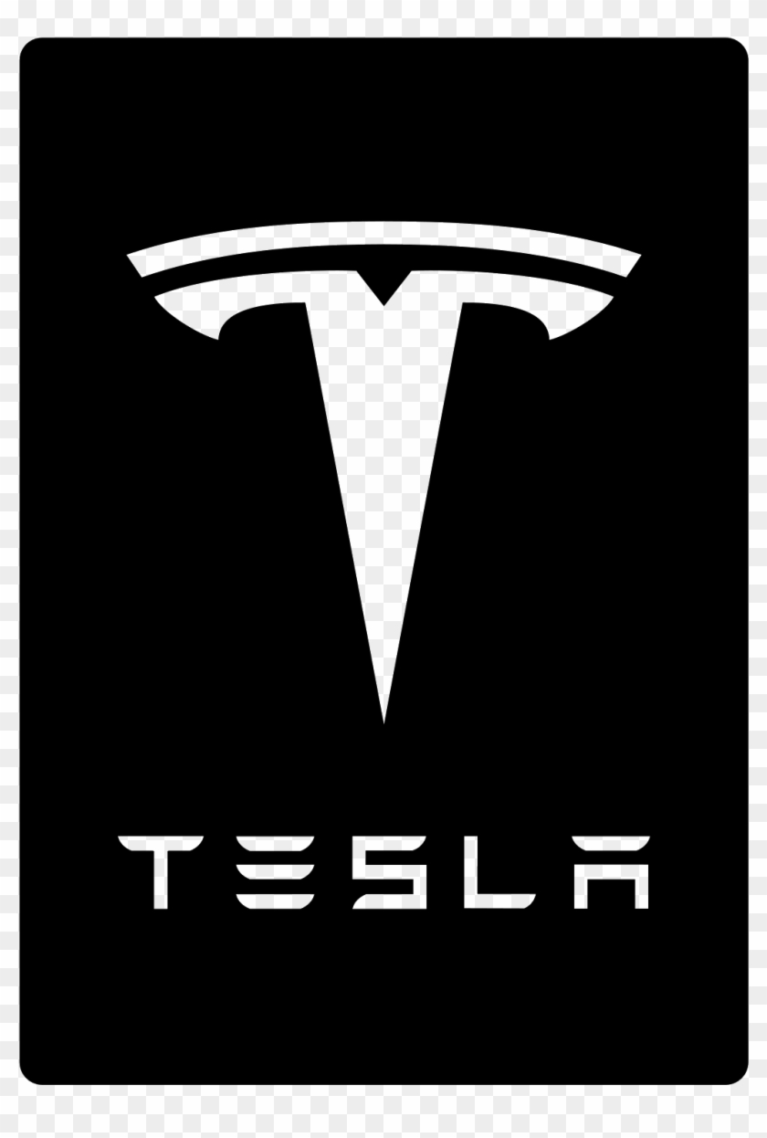 Tesla Logo Zeichen Vektor Bedeutendes Und - Tesla Logo In Black Clipart #499183