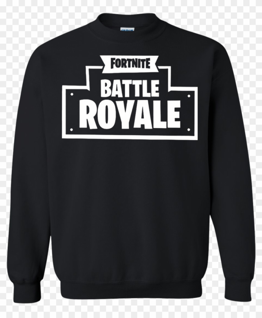 Fortnite Battle Royale T Shirt Hoodie Sweater - Shirt Clipart #499230