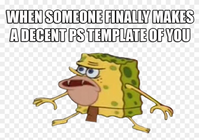 Caveman Template - Bob L Eponge Prehistorique Clipart