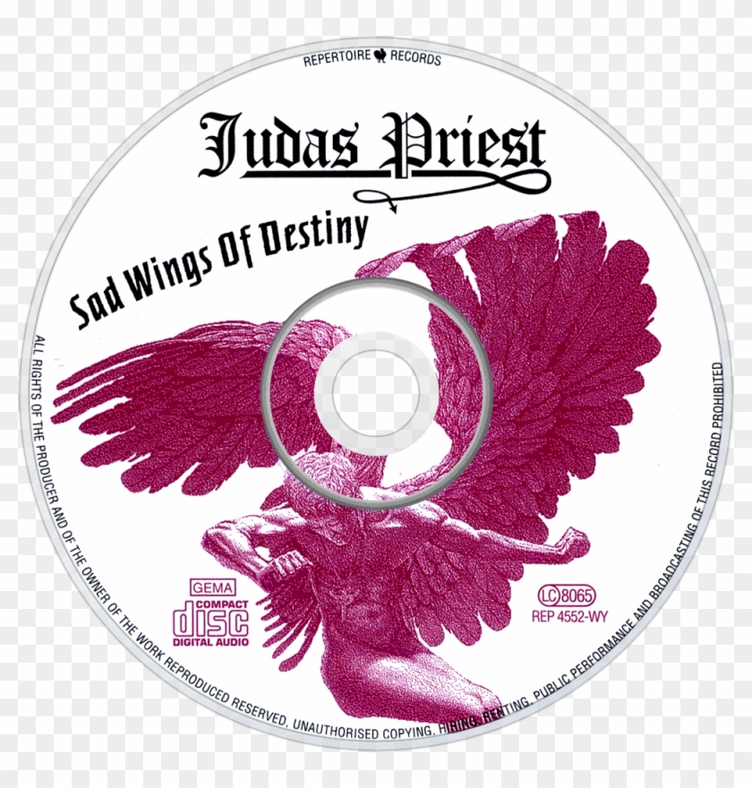 Cdart Artwork - Judas Priest Sad Wings Of Destiny Cd Clipart