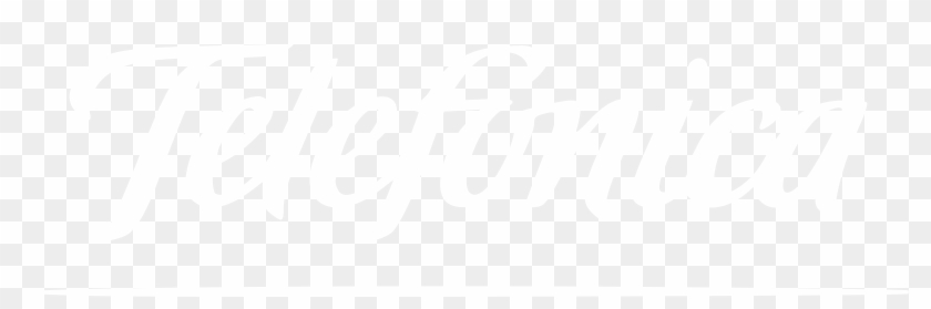 Telefonica Logo Black And White - Ihs Markit Logo White Clipart #4900296