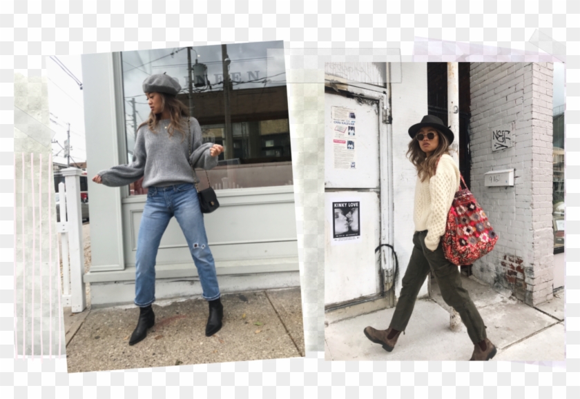 Fall In The City - Girl Clipart #4901591