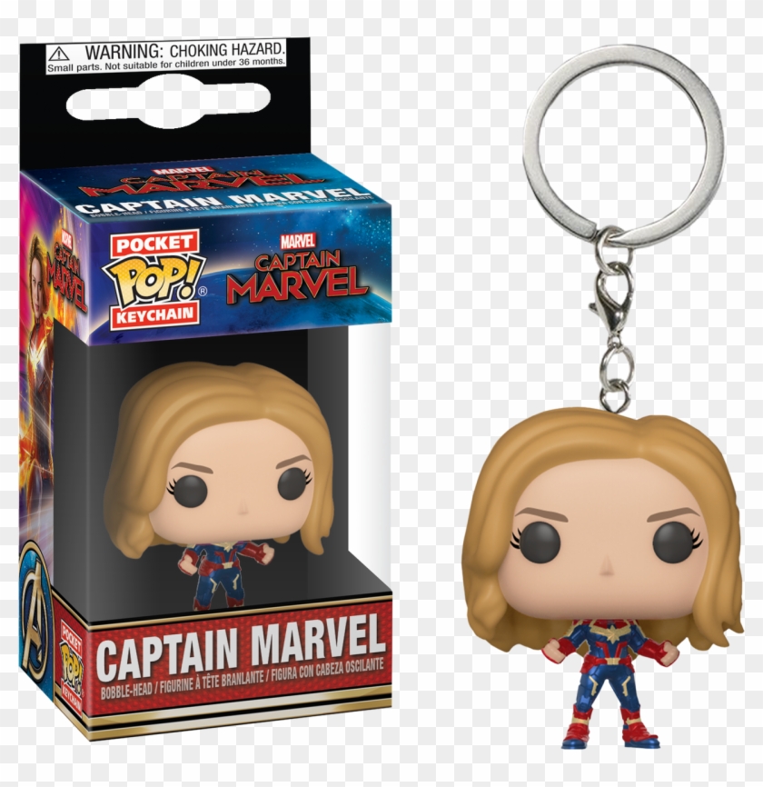 Captain Marvel - Pocket Pop Captain Marvel Clipart #4903110