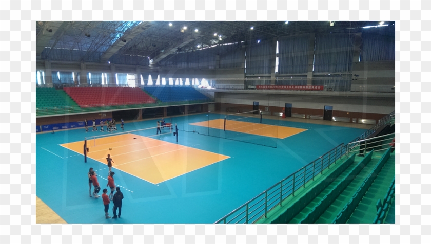 Volley Ball Flooring - Basketball Court Clipart #4903158
