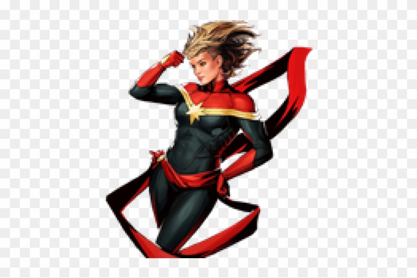 Captain Marvel Clipart - Captain Marvel Transparent Background - Png Download #4903445